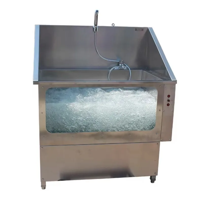 stainless steel pet dog grooming basin pet spa dog bathtub dog washing machine