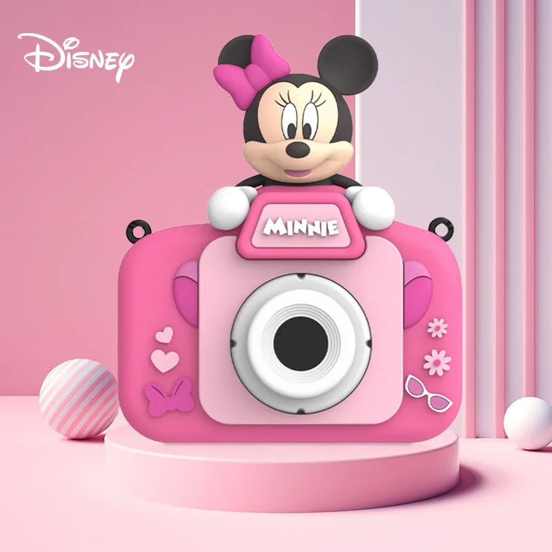 Disney Animation Mickey Minnie Cartoon Kawaii Digital Camera HD Photo Boy Girl Cartoon Toy Birthday Surprise Gift Wholesale