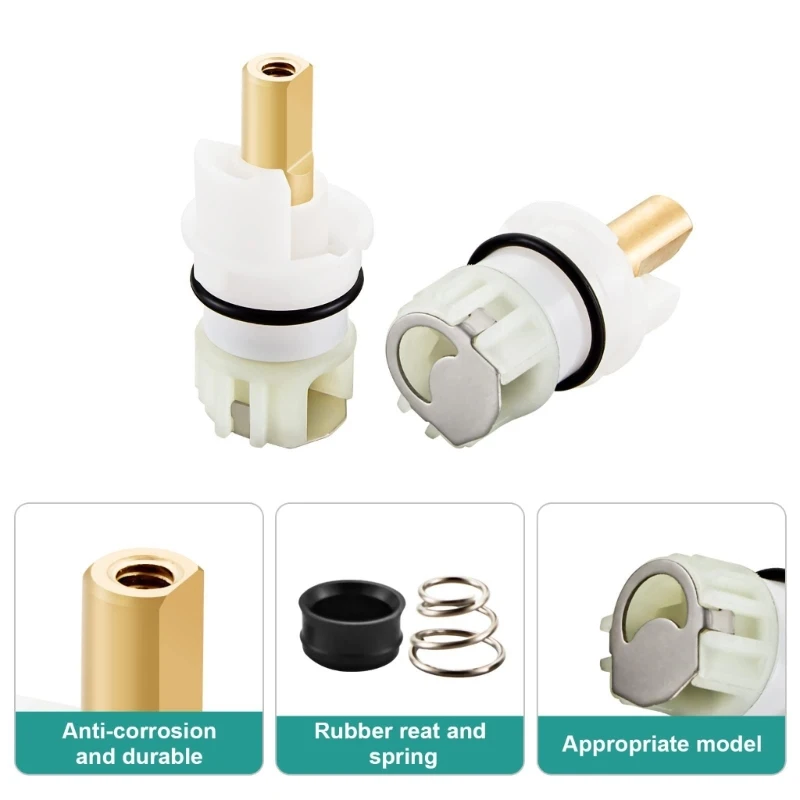 réparation remplacement tige robinet cuisine, pièce rechange en matériau ABS pour robinet RP25513, à