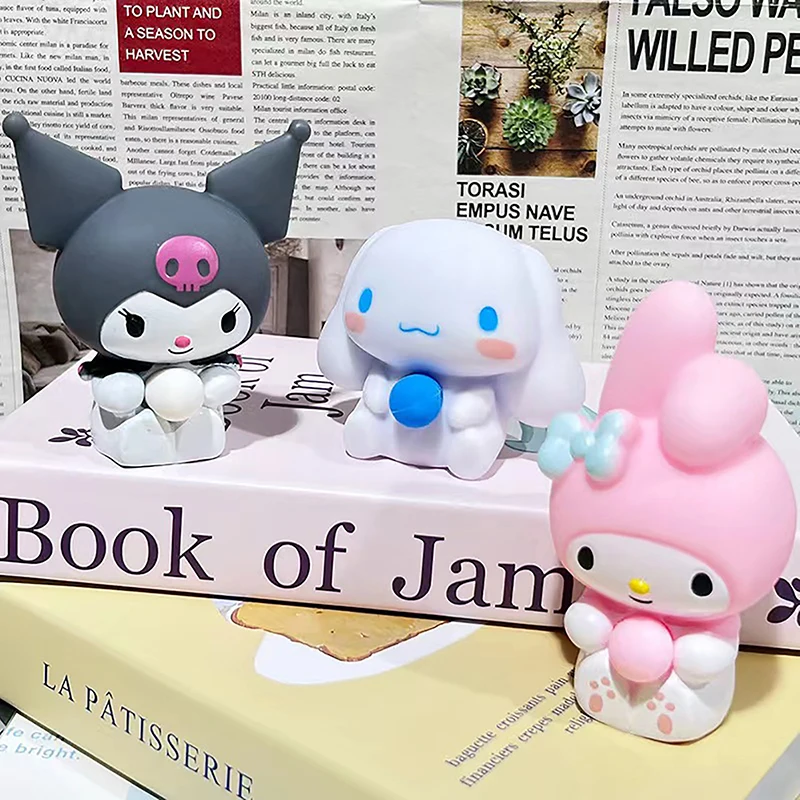 

Sanrio, Hello Kitty Jumbo Squishy Kawaii Kuromi Melody Cinnamoroll Squishies медленно восстанавливающие форму сжимаемые игрушки для взрослых и детей