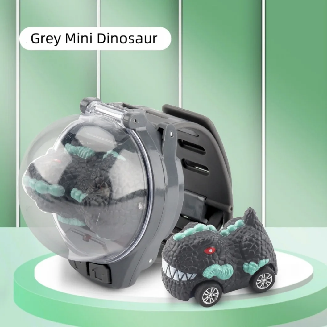 Simulazione Mini Orologio Auto telecomandata Dinosauro Auto in lega Giocattoli per bambini Divertimento da corsa Modelli di giocattoli per ragazzi e ragazze Regalo di compleanno