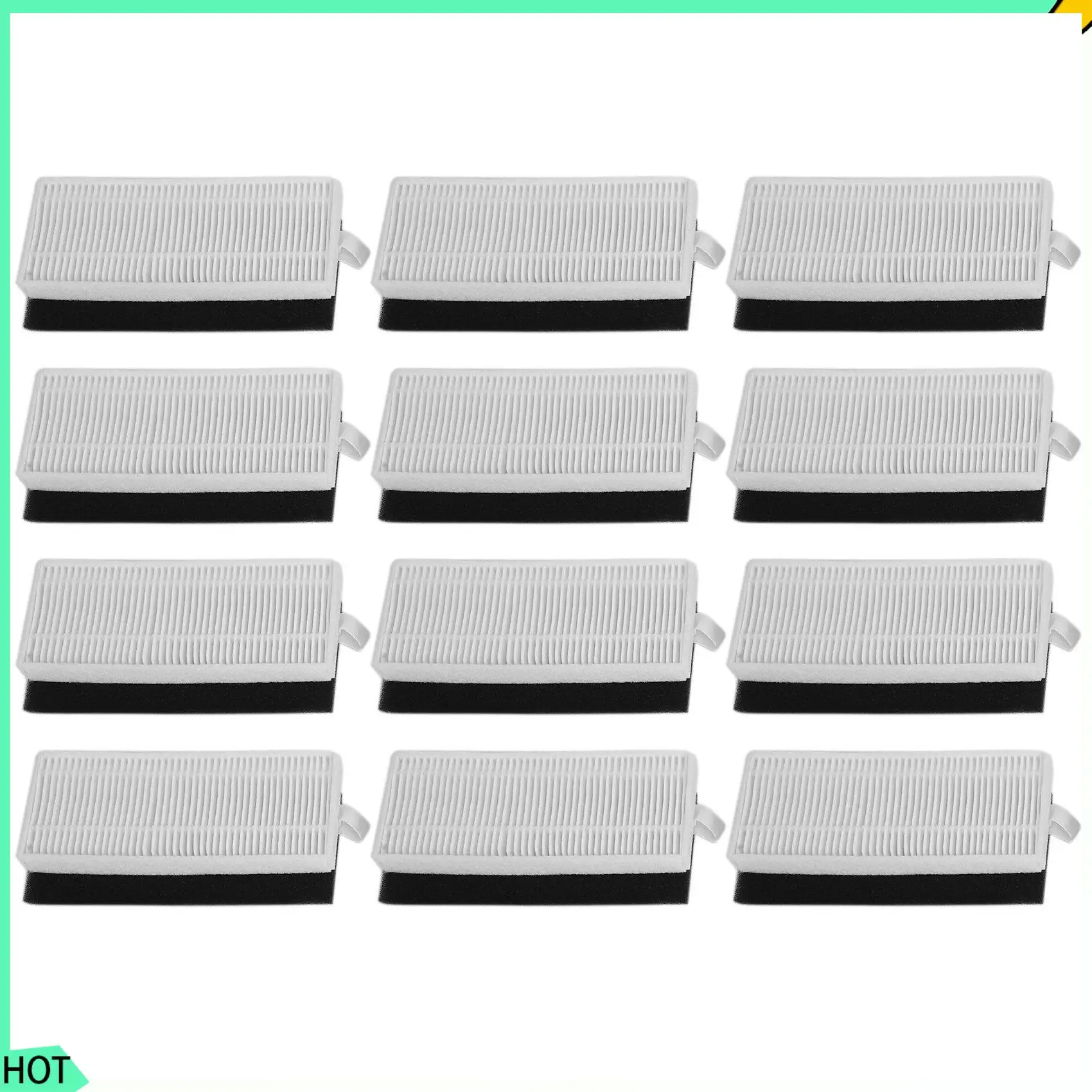

AWAH 10 Pc Replacement Filter Set For Eufy Robovac 11S Robovac 15C Robovac 30 Robovac 30C Robotic Vacuum Cleaner