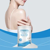 Epsom sal sulfato de magnesio hidratante exfoliante pies naturales puros manos baño relajación corporal alivio muscular desintoxicación cuidado de la piel