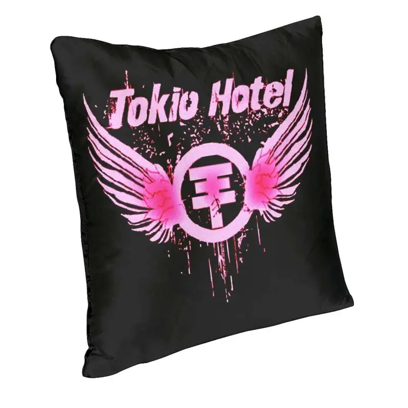 Tokio Hotels Heavy Metal Pop Rock Cushion Cover Double Side Printing Throw Pillow Case for Living Room Pillowcase Home Decor