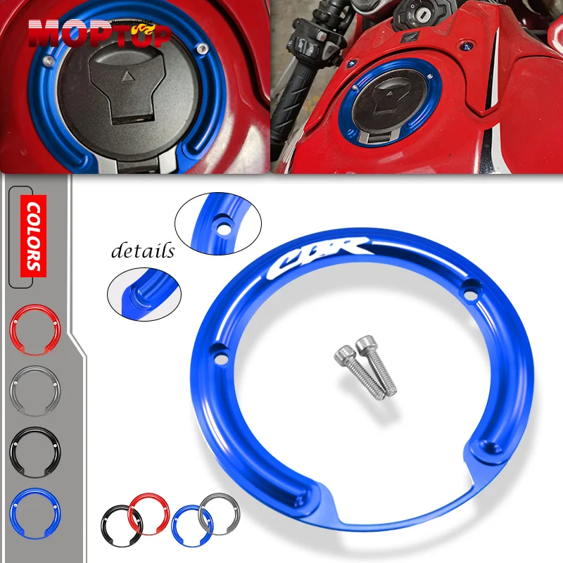 NEW Sales Motorcycle Fuel Tank Oil Cap Decorative Ring Cover Protector For CBR400R CBR 500R CBR650R CBR650F CBR1000RR RS/S/RS/S1