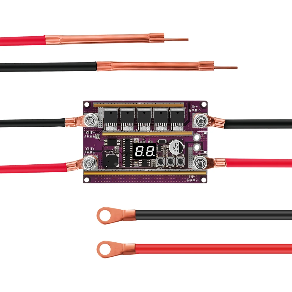 K99 Spots scheda di controllo della saldatrice per 0.1-0.3mm nichel-metallo 18650 batteria al litio saldatura Set fai da te