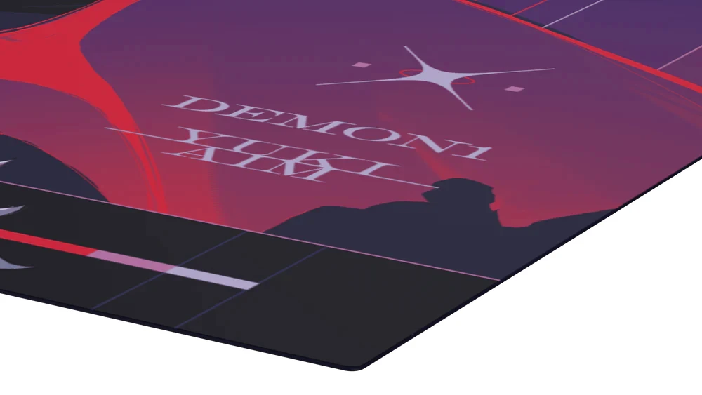 Yuki Aim x Demon1 Glass Gaming Mouse Pad Reproduced Upgrade Coated