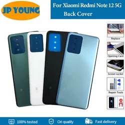 High quality Back Cover For Xiaomi Redmi Note 12 5G Battery Cover Housing Case Rear Door For Redmi Note 12 Back Cover Replace