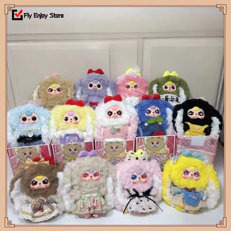 

Baby Three Macaron Little Rabbit Series V2 Blind Box Surprise Bag Pendant Mystery Box Baby Three Action Figure Keychain Girl Toy