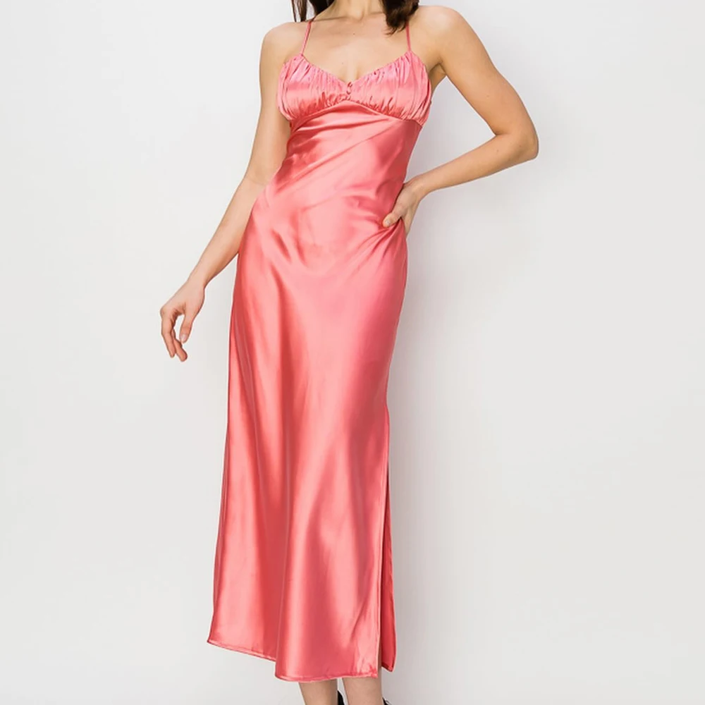 Customized Sexy Satin Straight Evening Dress Delicate Floor Length Sleeveless Sweetheart vestidos para mujer Custom Size