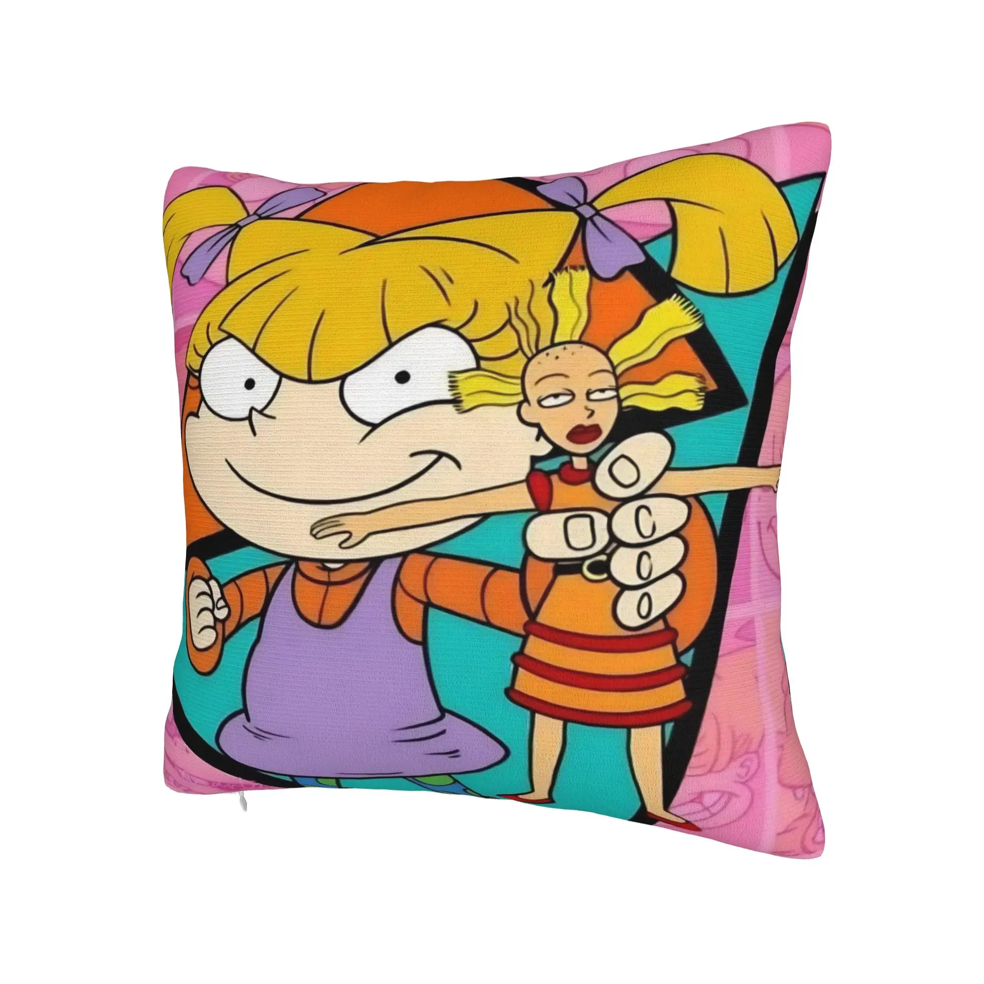Cartoon R-Rugrats Pillow Covers Accessories Soft Cushion Cover Decorative  Pillow Case Cover Home Multiple Sizes