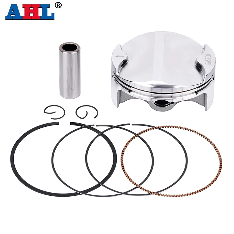 AHL Motorcycle 76mm Piston Rings Pin Kit For 250 SXF XC-F XCF-W SXS-F EXCF FE250 XCF250 SXF250 77030007000II 77130007100II