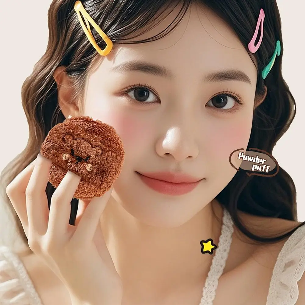 أنثى ماكياج خلاط التجميل نفخة مسحوق لطيف الكرتون نفخة المحمولة لينة التجميل نفخة النساء أدوات تجميل Kawaii ماكياج