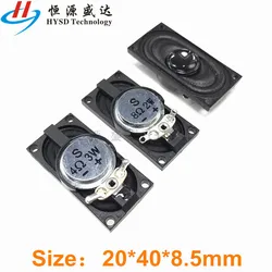 2PCS Notebook Speaker Horn 2/3W 4R 8R 4020 2040 Loud speaker 4/8 ohms 1/2/3W 40*20MM thickness 8.5MM