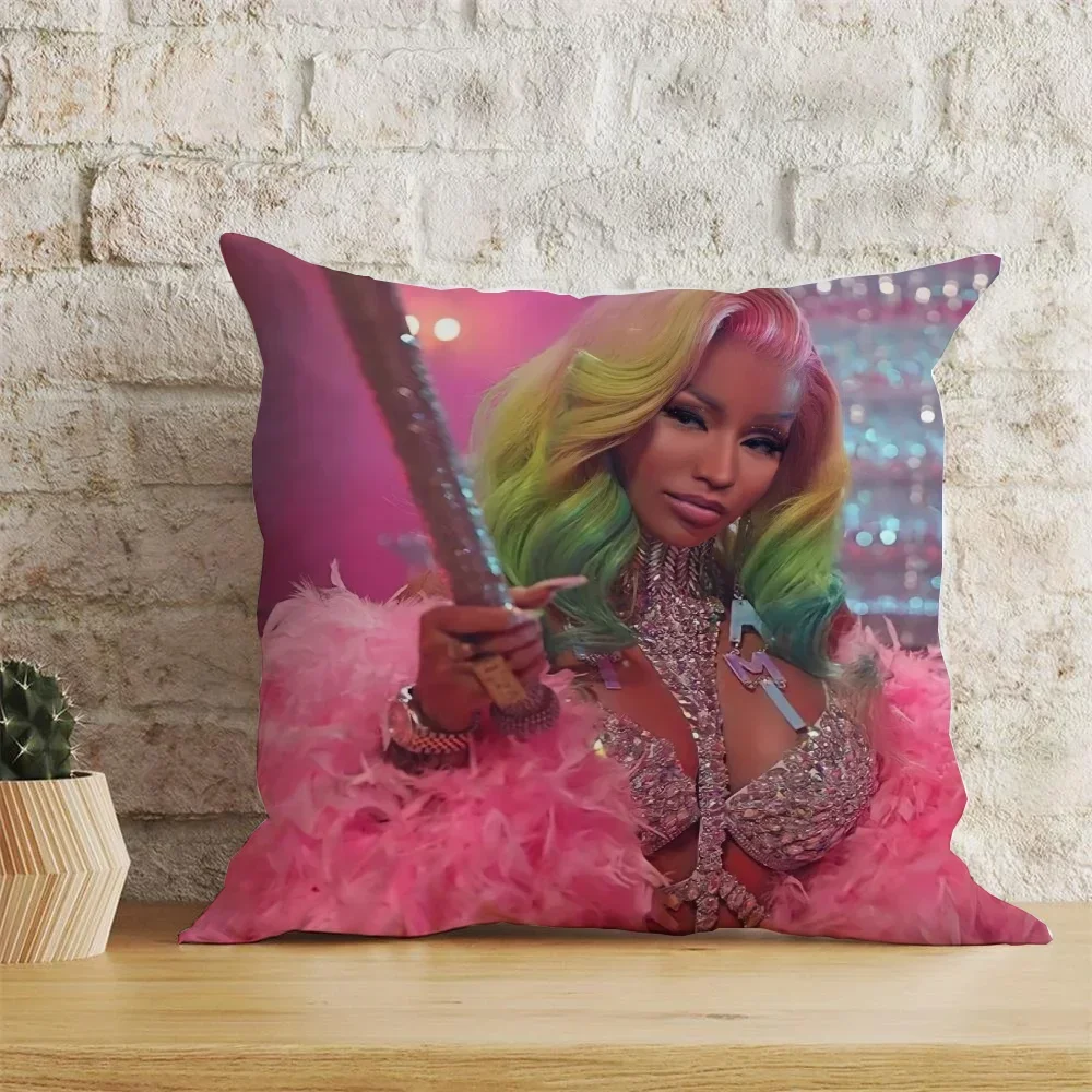 Nicki Minaj Autumn Decor Decorative Cushion Covers Halloween Cushions 45x45 Covers Room Decorating Items Junji Ito Malbon Horror