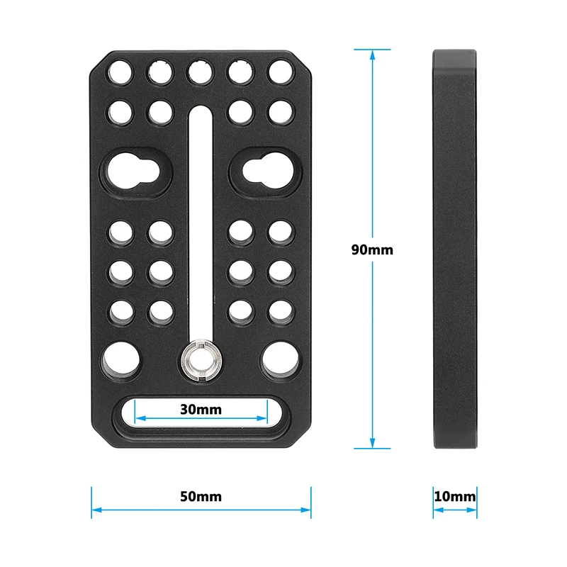 HDRIG Multipurpose Cheese Plate Camera Rig Quick Release Baseplate For Sony Canon DSLR Camera Accessories