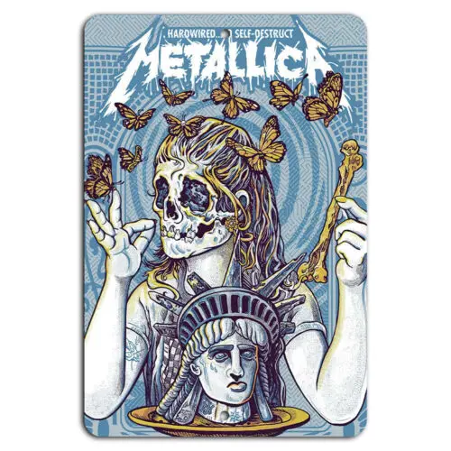 Hardwired to Self-Destruct Liberty Statue Poster-aluminum