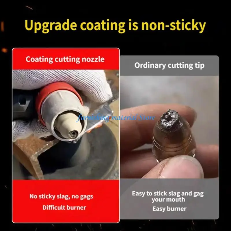 Y5GD Premium Electrode Tip Plasma Torch Tip 10Pcs Copper Construction for Reinforced Cutting Performances