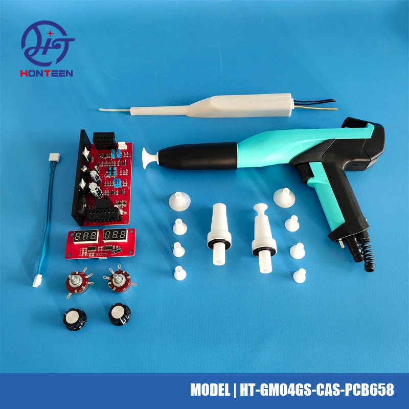 GM04 Powder Spray Gun Repairing Part Kit Including Spray Gun shell With Cascade and Control Board PCB For Powder Coating Machine