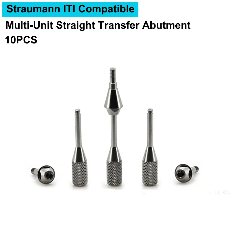 For Straumann Multi Unit Straight Abutment 10PCS Titanium Grade 5 CNC MachinedOEM ODM Dental Abutment Factory Direct