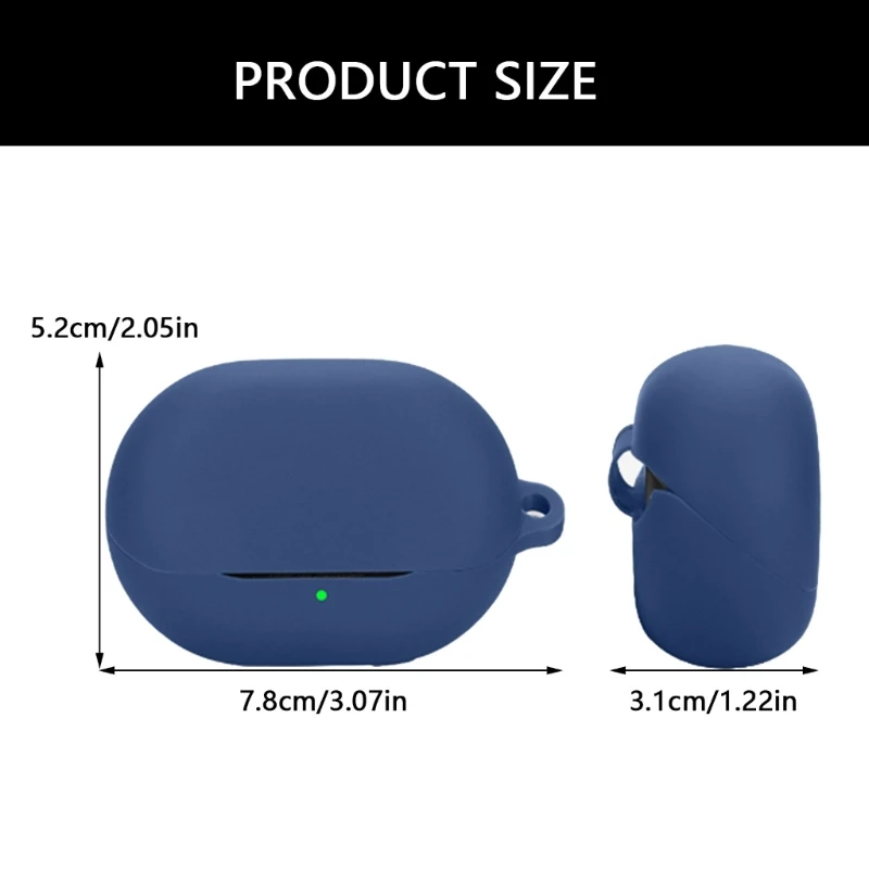 Funda protectora Flexible para auriculares inalámbricos SoundPEATS Air5 Pro, funda protectora de silicona a prueba de golpes y polvo