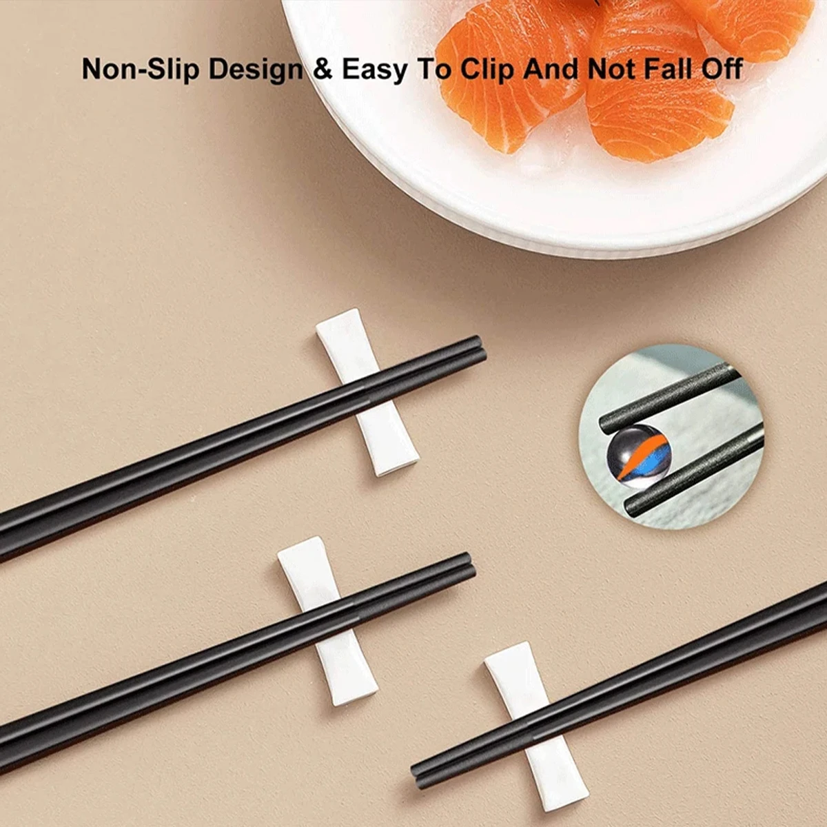 Alloy Chopsticks For Household Use High-end Heat-resistant Tableware Household Tableware Set Chopsticks 10 Pieces -1 Pack