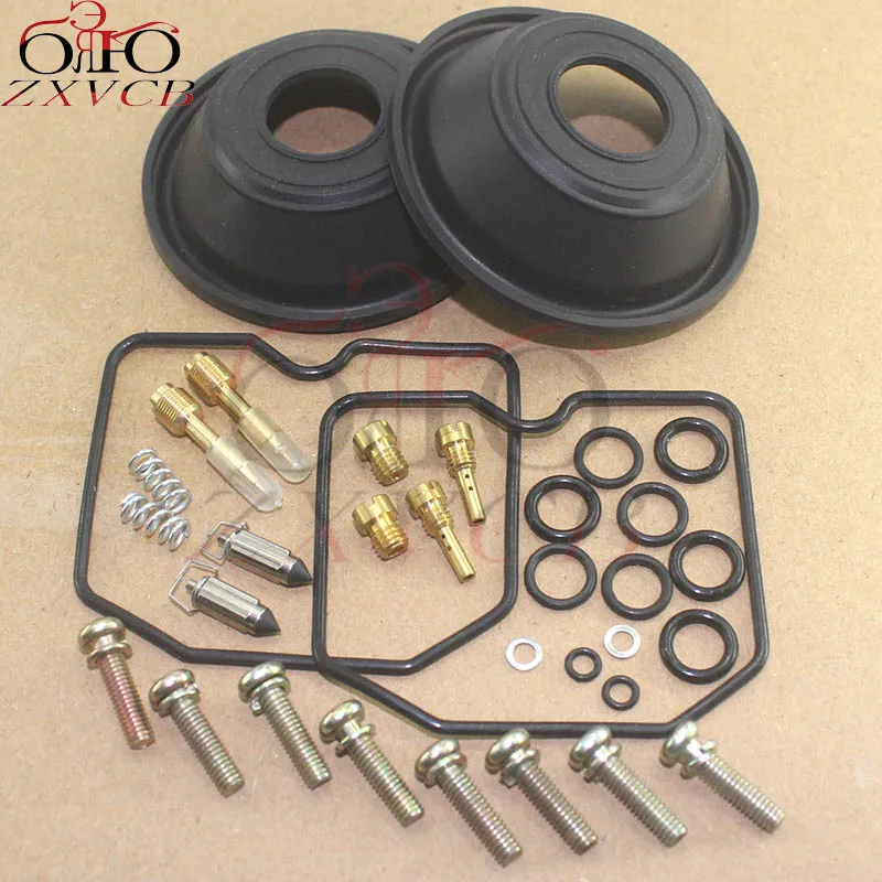 for EN450 454 LTD 1985-1990 EN 450 Motorcycle carburetor repair kit plunger diaphragm rubber Plunger diaphragm float