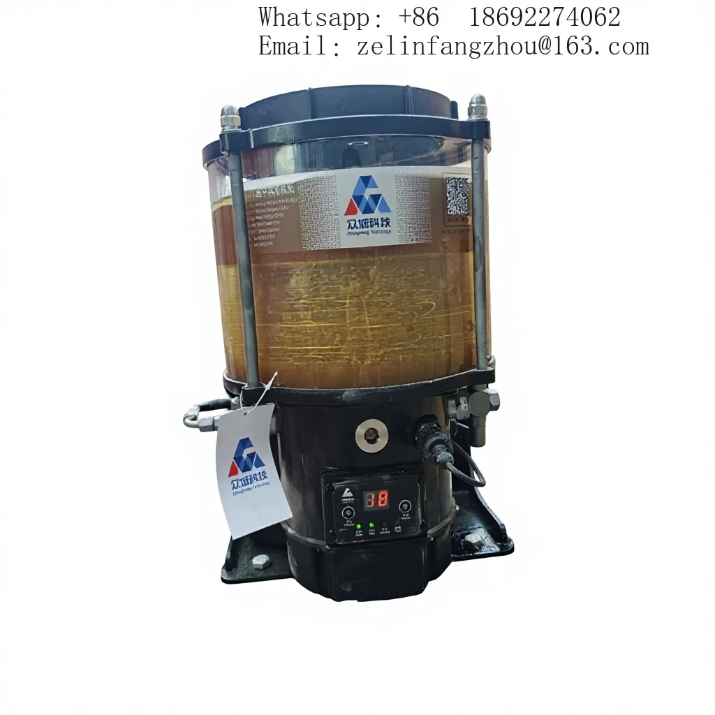 Heavy Duty Agricultural Automatic Grease Pump ZCH7X 12V Electric Lubrication System for Harvester Tractor Construction