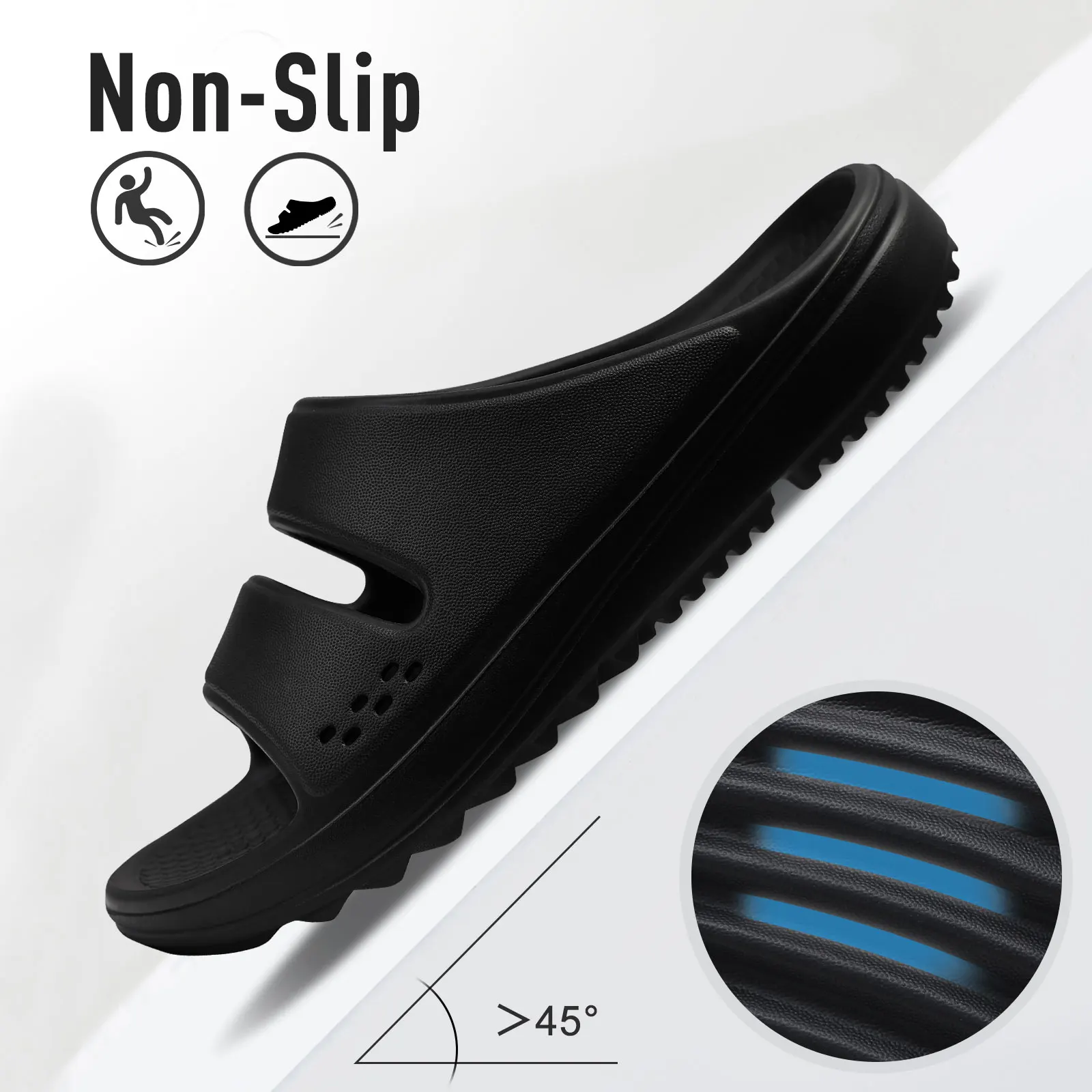 Comwarm-Sandalias ortopédicas para hombre y mujer, Chanclas de playa con soporte para ARCO, zapatillas suaves en la nube, toboganes de baño para el hogar, Verano