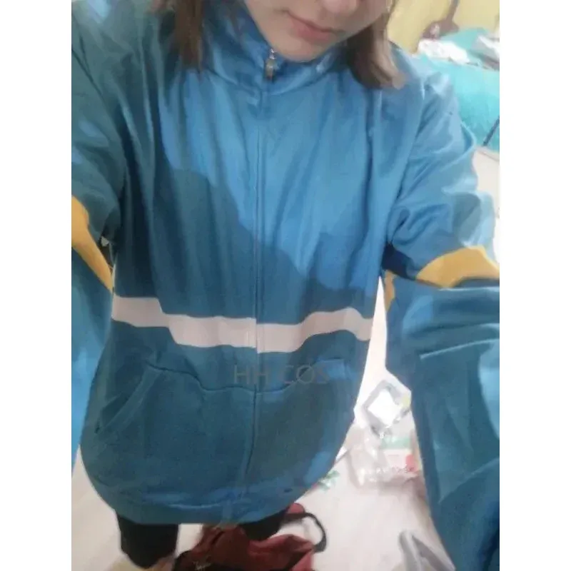 Max Mayfield Cosplay Costume Blue Sweater Plaid Shirt Eleven Lucas Hell Fire Club Uniform for Women