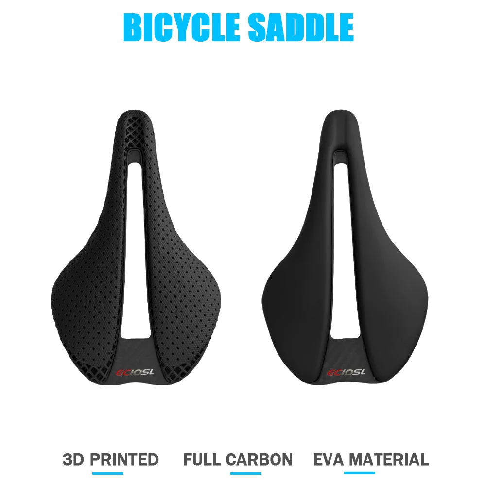 

Full Carbon 3D Printed Bicycle Saddle Wide 155/152mm 7*9 120g Bike Seating EVA Saddle Triathlon Road MTB Cycling Seat