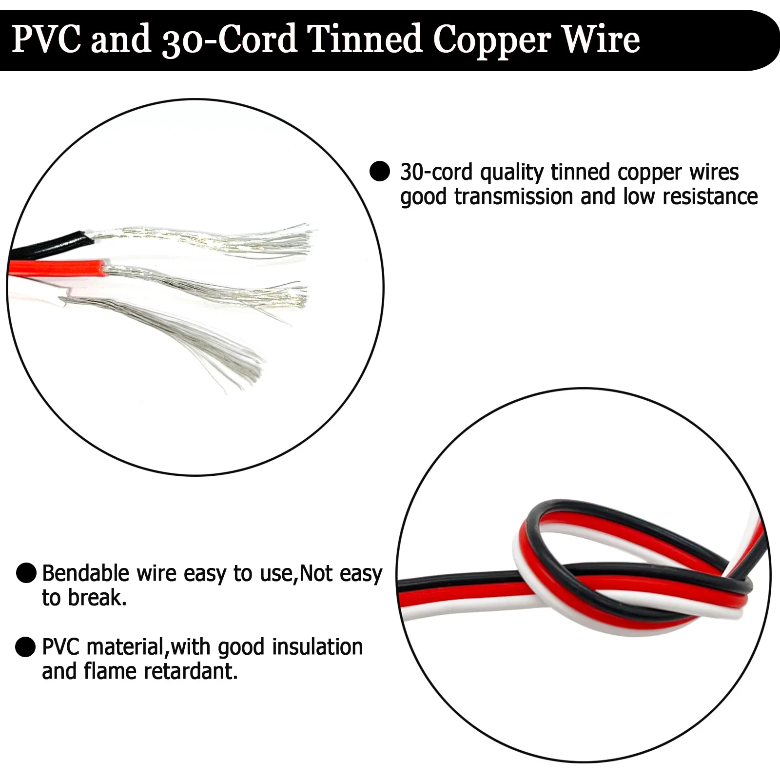 35 Pcs Servo Extension Cable 3-Pin JST Male to Futaba/JR Female Connector 7sizes 10cm 15cm 20cm 30cm 40cm 50cm 60cm