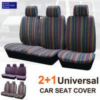 2+1 Universal Striped Color Car Seat Covers For Iveco Daily For Ford Transit For Sprinter 02 For  An Opel Vivaro 2006