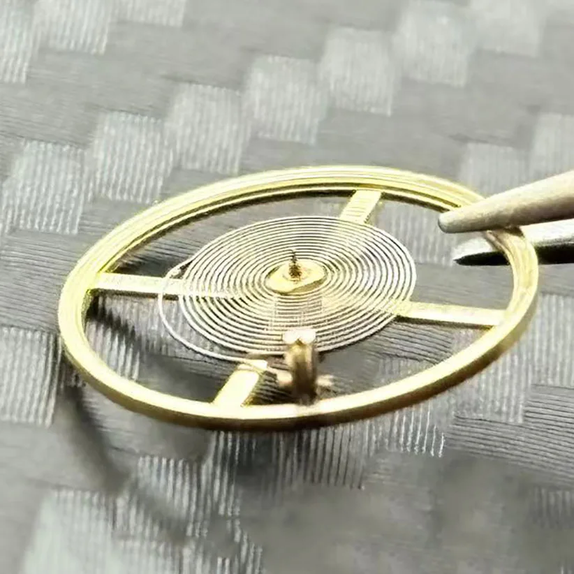Bulk Pack 3/5/7pcs New Watch Movement Accessories Golden Balance Wheel 8205 2813 Full Swing for Watchmakers