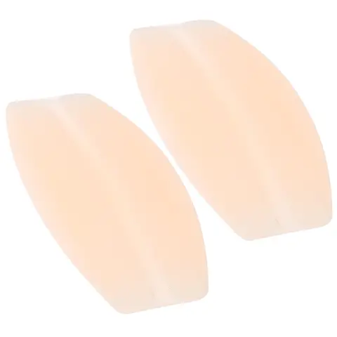 2pcs 실리콘 어깨 패드 스트랩 쿠션 누드 미끄럼 방지 브래지어 릴리버 빨 수있는 매일 사용 유방 지원 편안한