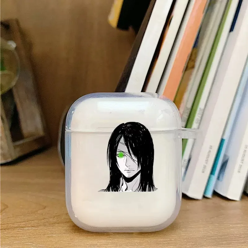 Attack on Titan Eren Yeager Protective Cover Apple Airpods Pro Bluetooth Headset Cover Cartoon Transparent Soft Shell