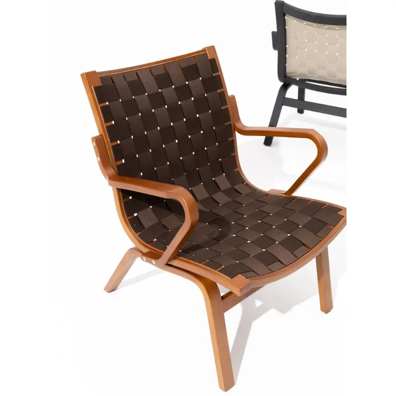 

Armchair hand-woven second-hand lounge chair ergonomics