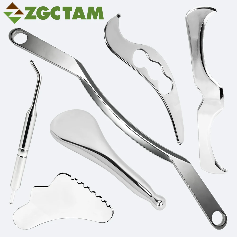 

Stainless Steel Ice Cold Metal Scraping Massager, Temperature Therapy for Muscle Relaxation, Great Soft Tissue Mobilization Tool