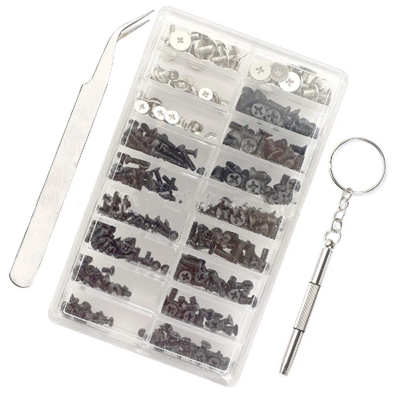 355Pcs PC Screws Assorted Set M2 M3 M2.5 Computer Screws HDD M.2 SSD Screws For Universal Laptop PC Computer Repair