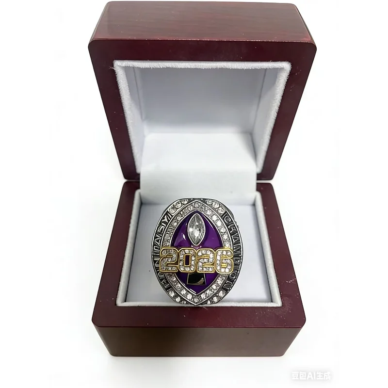 2026 Fantasy Football Championship Commemorative Ring Fan Commemorative Champion Ring Fan Collection Gift