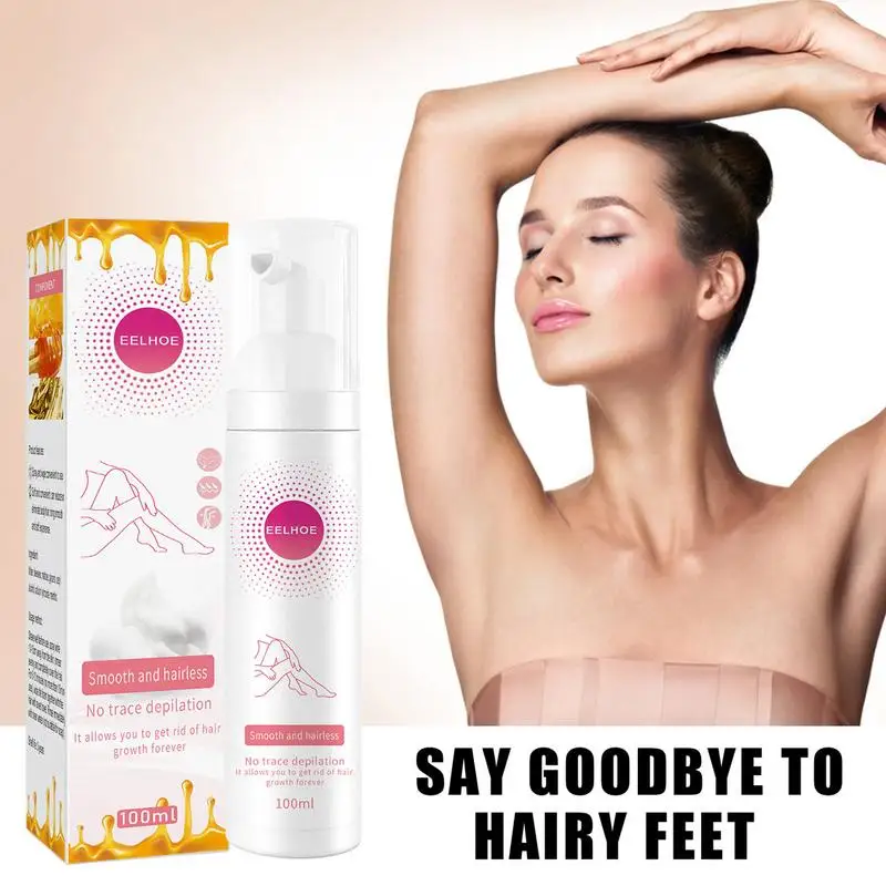 Hair Removal Spray Foam Painless Depilatory Cream Effective & Painless Hair Removal Cream Body & Intimate Depilatory Spray Foam