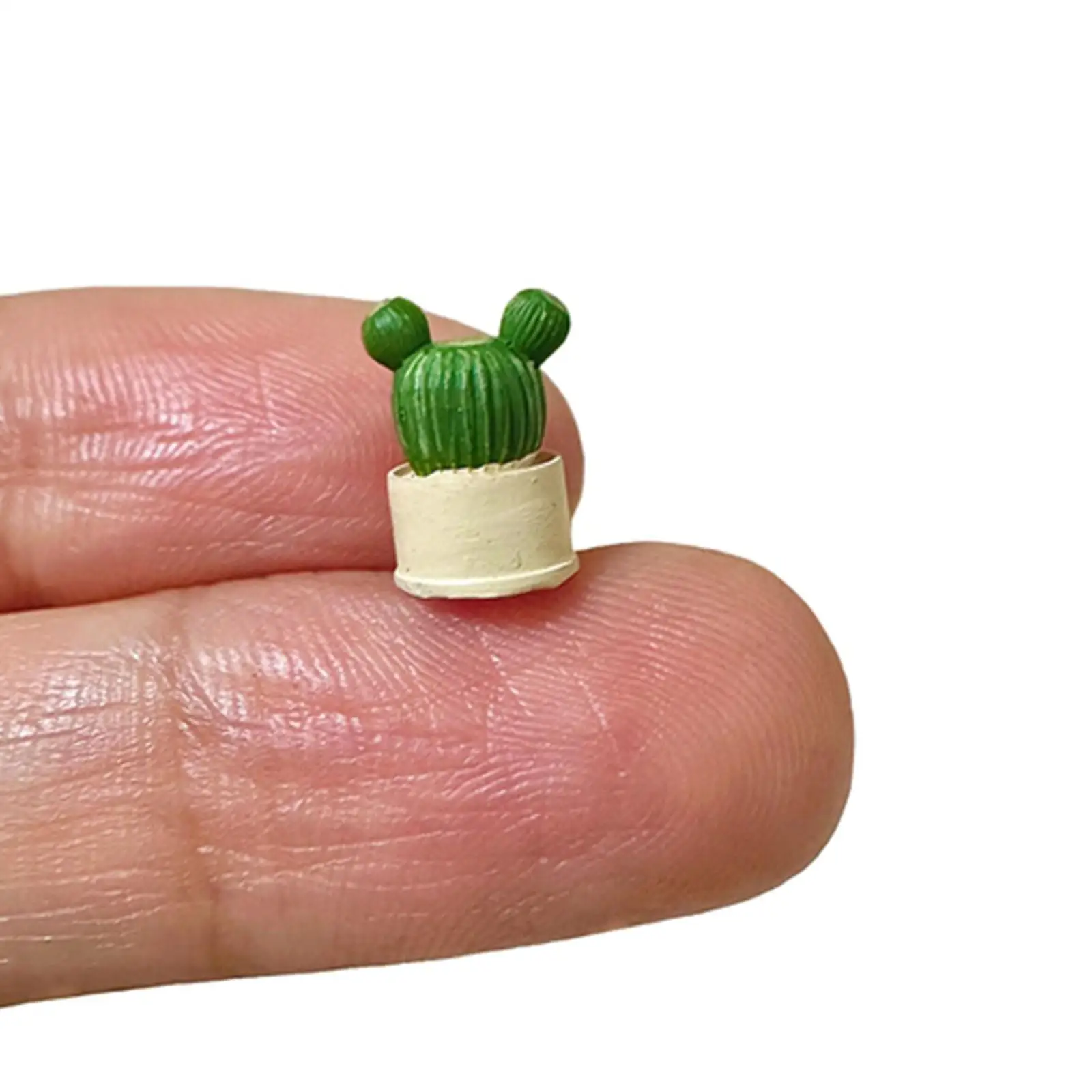 

1:64 Miniature Bonsai Plant Mini Potted Plant Flower Model Kids Toy Tiny Fake Greenery Ornament Fairy Garden Dollhouse Plants