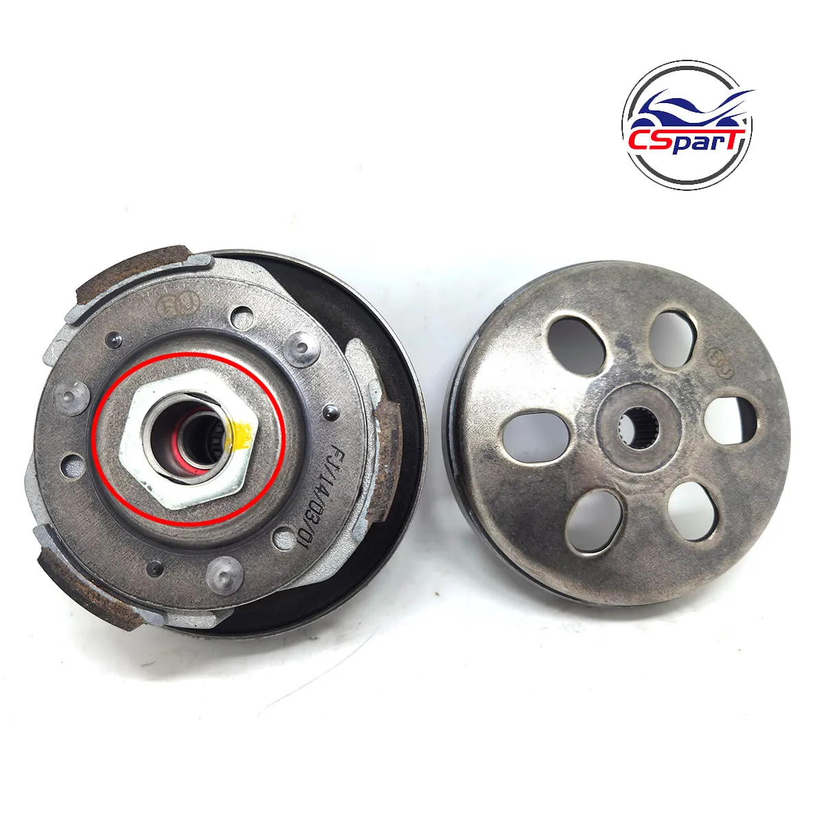 Clutch NUT M28 for GY6 50CC 125CC 150CC JOG 50 90 CF250 Scooter  ATV QUAD