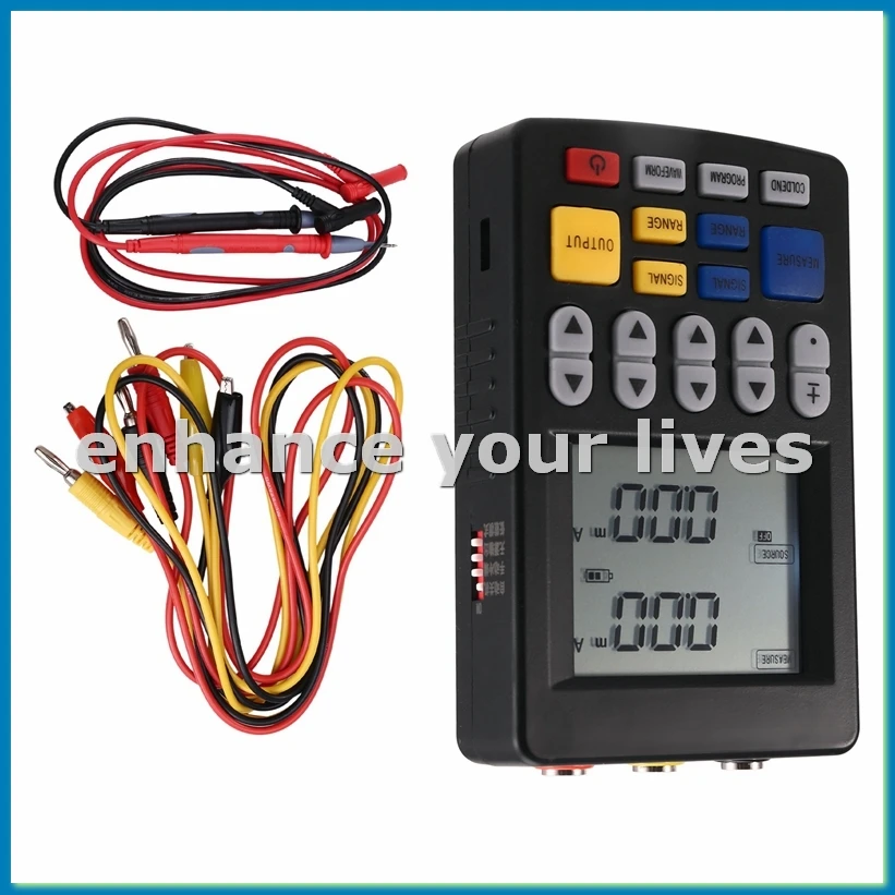 Multifunction Signal Generator 4-20mA Current Voltage Temperature RTD Thermocouple Signal Source Handheld Calibrator-A79U
