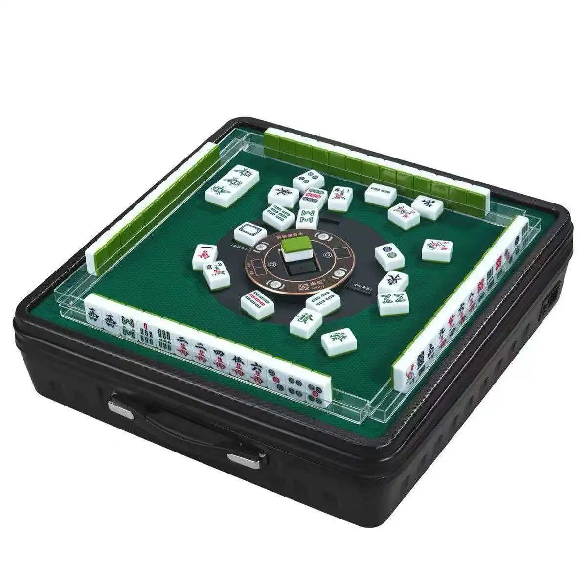 Easy-carrying Mini Mahjong Machine 6.5kg Ultra-Light Automatic Random Distribution Supports 100+ Game Variations Mahjong Table