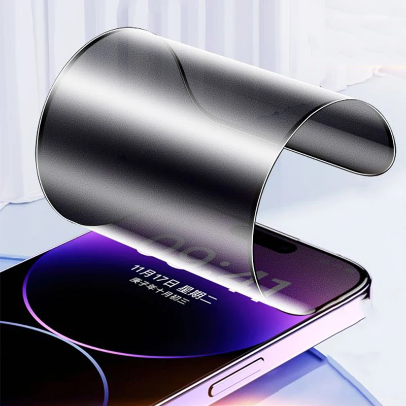 Anti Spy Matte Ceramic Film for Apple Iphone 14 13 12 11 Pro Max Plus Screen Protector for Iphone14 Frosted Anti Peeping Film