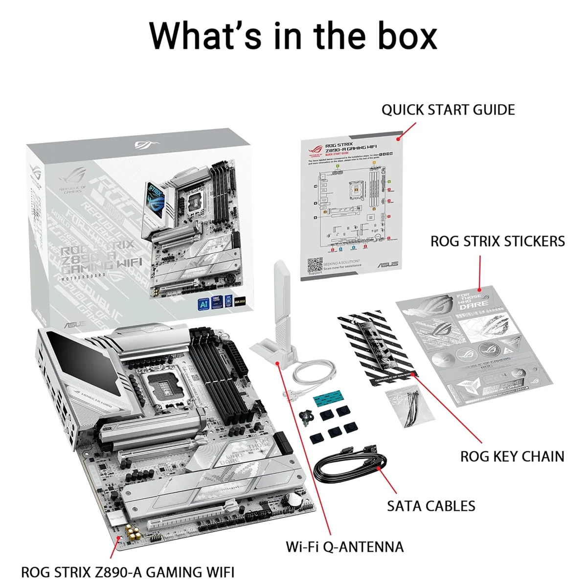 LGA1851 untuk ROG STRIX Z890-A GAMING WIFI S Intel Z890 Mainboard DDR5 AI Motherboard Non-ecc Prosesor Intel Core Ultra