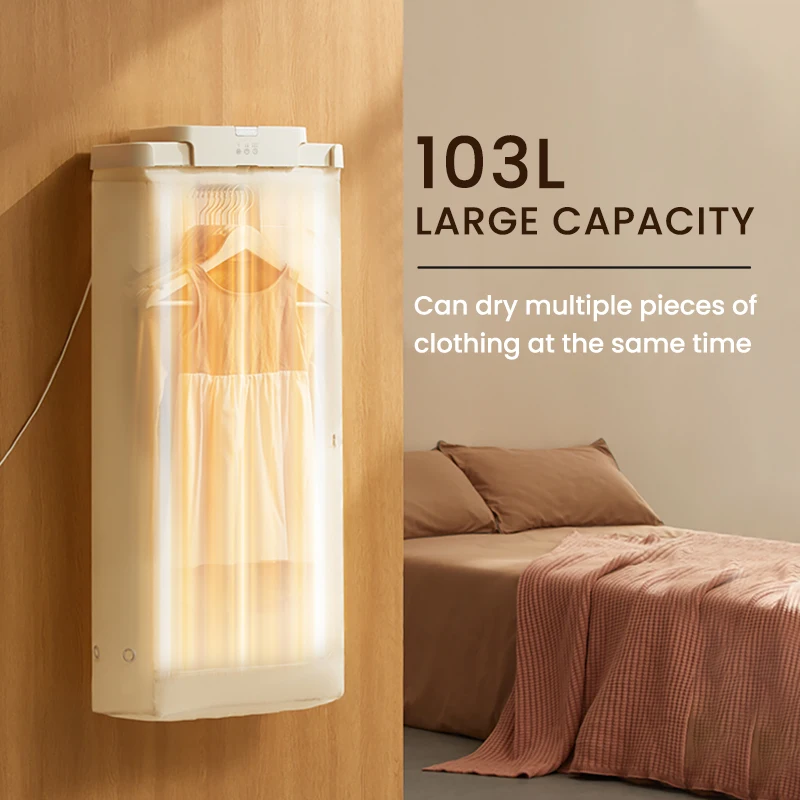 103L Drying Rack Fast Dryer Compact Portable Foldable Electric Dryer