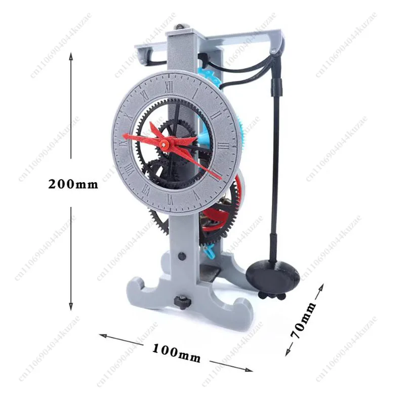 

3D Printed Galileo Pendulum Clock Model, Mechanical Pendulum Teaching Tool for Physics Lab Experiments