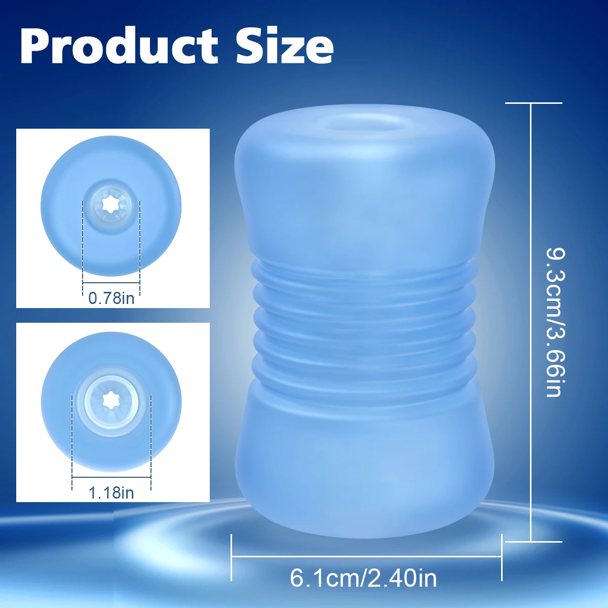 TPE Artificial Vagina Dual Channel Glans Sucking Sex Toys for Men Portable Male Masturbator Cup Delay Ejaculation Penis Massage - Image 5